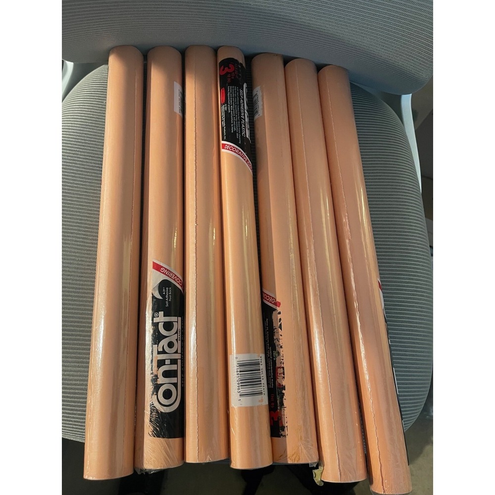 Con-Tact Brand Self-Adhesive Shelf Liner 3YD Roll Lot‎ Of 7 Rolls!